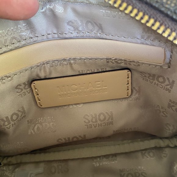 Michael Kors Mini Bag Crossbody Brown SM Purse Fulton - Picture 8 of 12